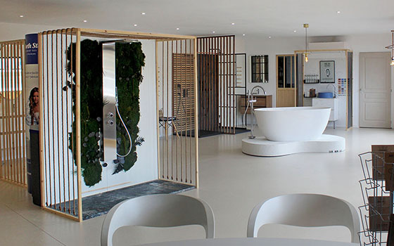 showroom Thermosanit entreprise plomberie La Tremblade presqu'île d'Arvert