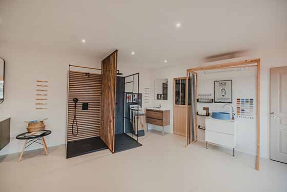 showroom Thermosanit entreprise plomberie La Tremblade presqu'île d'Arvert